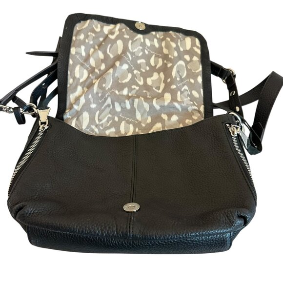 Aimee Kestenberg Genuine Fur Crossbody Purse Shoulder Bag Rainbow Speckle Print - Picture 8 of 13